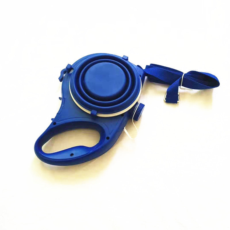 Multifunctional Pet Traction Rope With Water Bottle