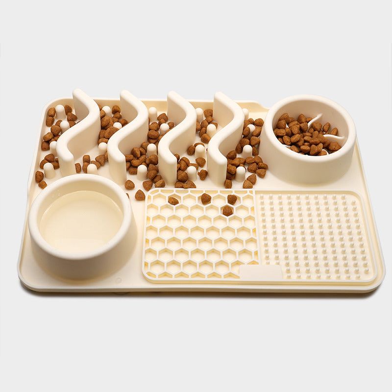 Dog Silicone Licking Multifunctional Food Bowl