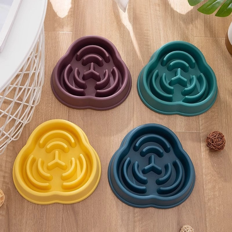 Slow Feeding Dog Bowl – Anti-Choke, Anti-Skid Pet Bowl for Safer Eating