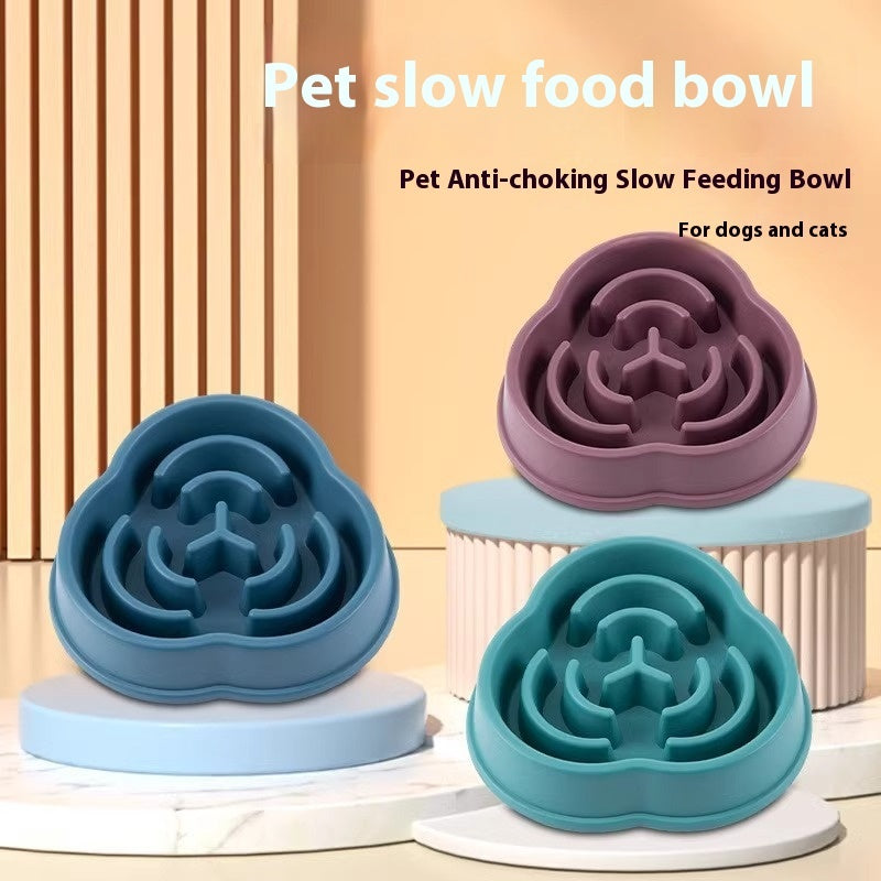 Slow Feeding Dog Bowl – Anti-Choke, Anti-Skid Pet Bowl for Safer Eating